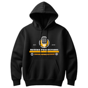 Ro4Sho Productions Black Logo Hooded Sweatshirt