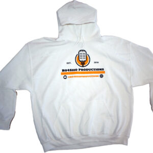 Ro4Sho Productions White Logo Hooded Sweatshirt